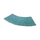 thumbnail image 1 of Alfombra de baño, alfombra de baño curva, alfombra para pies en forma de abanico, alfombra de baño suave y lavable antideslizante, Azul, 1 of 9