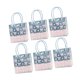 thumbnail image 5 of 6 Piezas Bolsa de Regalo con Asas PVC Transparente Reciclable para Detalle de Fiesta Porta Bouquet Adecuado para Bodas Fiestas Infantiles Shower, 5 of 9