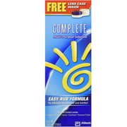 Angle View: COMPLETE Multi-Purpose Solution for Soft Contact Lenses 12 oz - (Pack of 4)