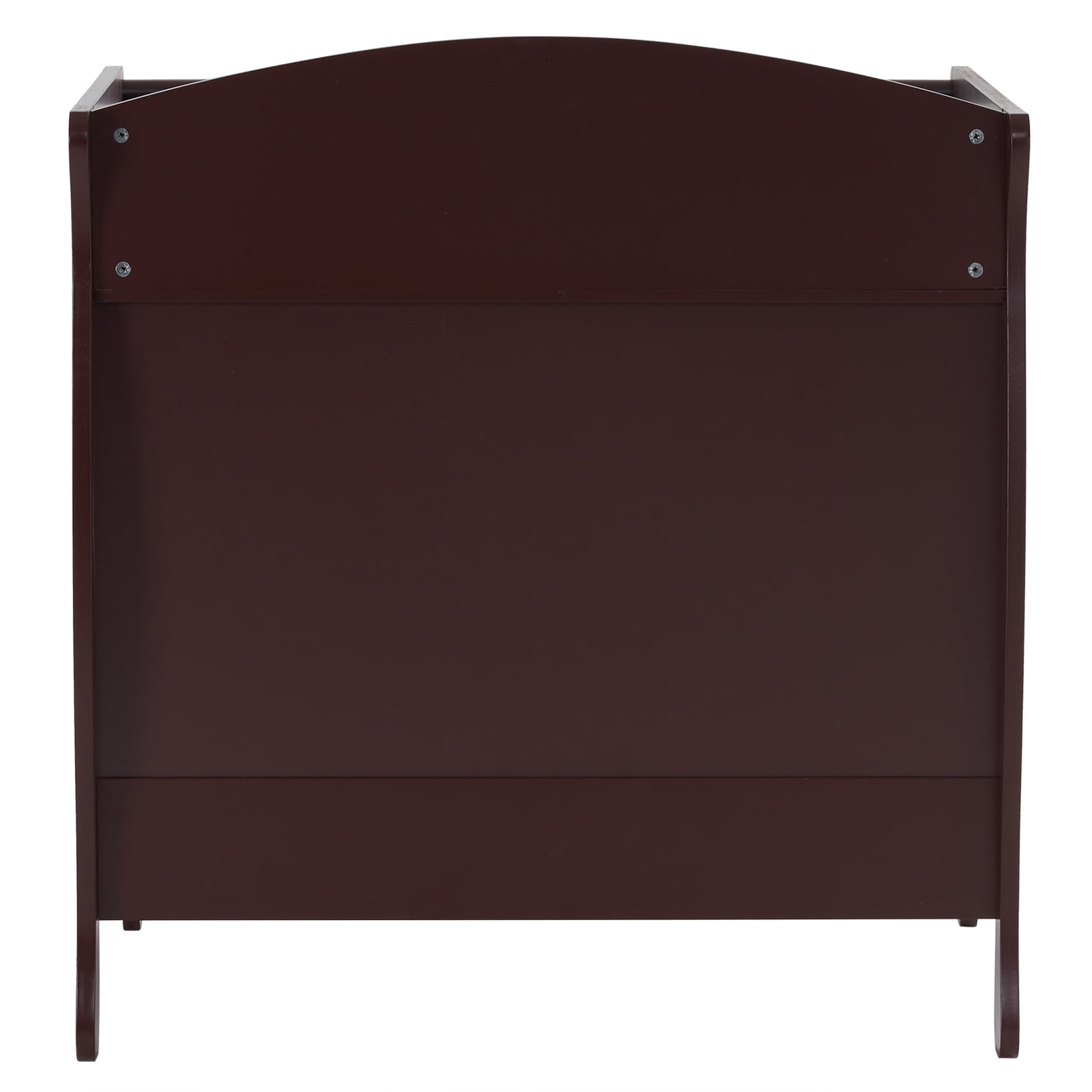Zimtown Wood Changing Table with Drawers,Baby Dresser, Infant Diaper Station Nursery Organizer, Brown