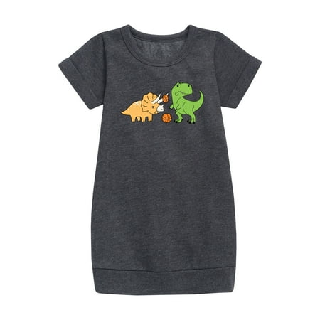 

Instant Message - Dino Sports - Toddler & Youth Girls Fleece Dress
