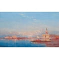 thumbnail image 2 of Henri Duvieux 14x10 Black Ornate Wood Framed Double Matted Museum Art Print Titled: A Trading Vessel on the Venetian Lagoon, 2 of 5