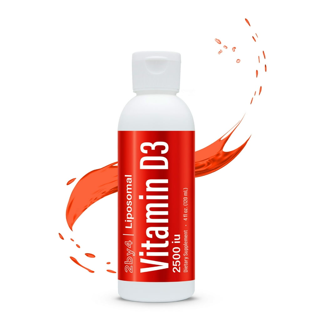 2by4 Liquid Vitamin D3 K2 Supplement Liposomal Immune Support 60