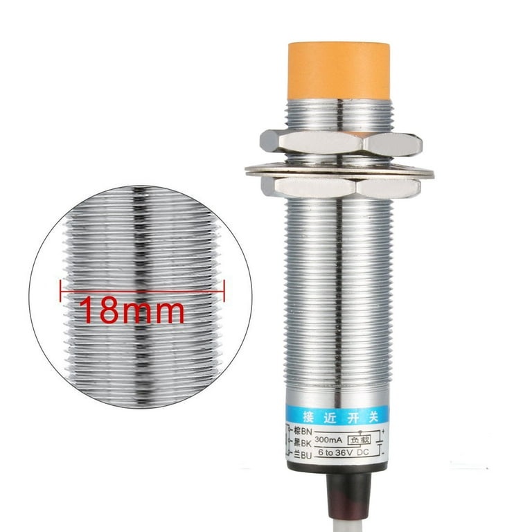 8mm Inductive Proximity Sensor Switch NO DC 6-36V 300mA 3-wire