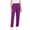 Hot Pink, variant on SBYOJLPB Women's Scrubs Pants Solid Color Elastic Waist Nursing Worker Straight Pants