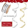 thumbnail image 4 of 21.88Yards 10M Polyester Star Ribbon Trim Glitter Star Lace Ribbon for Gift Wrapping 1/2inch, 4 of 6