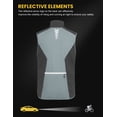 thumbnail image 2 of Men's Water-resistant Outerwear Vests, Stretch Windproof Vest for Cycling, Running, Golf (Light Grey 3XL), 2 of 7