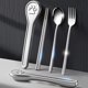thumbnail image 5 of Juego de pinzas para alimentos Artilugio de cocina Juego de clips de pata de gato | Palillos Chinos Cuchara Tenedor Caja de cubiertos | Utensilios ergonómicos aptos para lavavajillas | Tema de, 5 of 8
