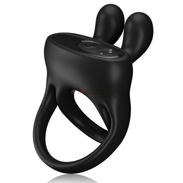 Vibrating Penis Ring Adult Sex Toys for Men, Silicone Penis Ring with Vibrator Couples Sex Toys