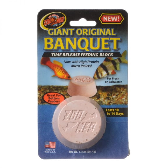 Zoo Med-Aquatrol AQ11400 Banquet Fish Block Giant - Carded