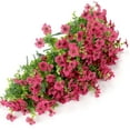 thumbnail image 4 of ZOELNIC 12 Bundles Artificial Fake Flowers Outdoors, Realistic UV Resistant Faux Plants with Silk Flowers for Outside Planters Window Box Front Porch Summer Decoration, 4 of 7