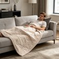 thumbnail image 6 of Cute Print Small Summer Quilt Lightweight Breathable Cooling Fiber Travel Blanket Machine Washable for Nap Camping Use, 6 of 6