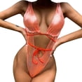 thumbnail image 1 of Gibobby Trajes de Baño Mujer Traje de baño Sujetador Empalme Traje de baño Conjunto Push Up Mujer Playa Bikini Trajes de baño(Naranja,CH), 1 of 4