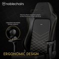 thumbnail image 3 of noblechairs HERO Series Black/Gold, 3 of 5