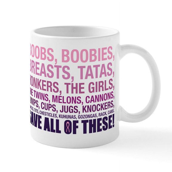 CafePress - Breast Cancer Awareness Save Al - 11 oz Ceramic Mug - Novelty Coffee Tea Cup