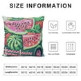 thumbnail image 6 of Acheng  Hello Summer Throw Pillow Cover Green Truck Watermelon Decortions Pillowcase Farmhouse Summer Patio Outdoor Cushion Cases for Sofa Couch Home,Set of 2 White, 6 of 6