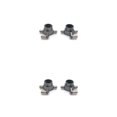 thumbnail image 1 of Scienceny 1 par de copas de dirección de coche RC, copas traseras para vehículos, piezas de repuesto de actualización de juguete automotriz, Gris oscuro 2piezas, 1 of 6