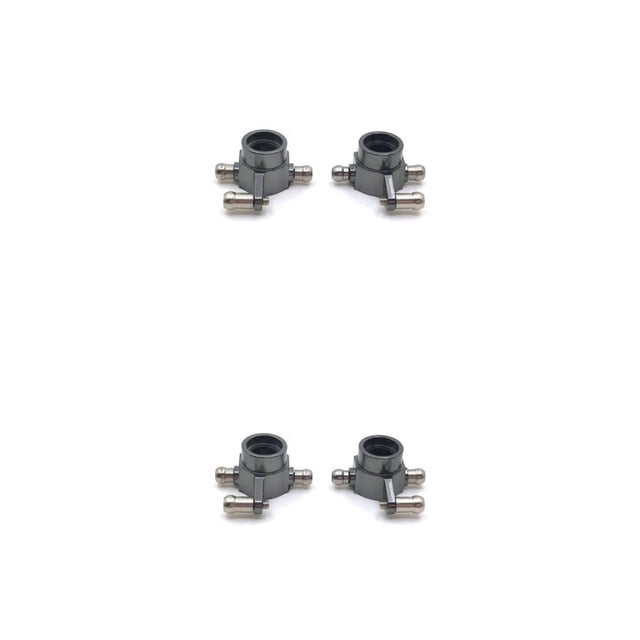 Scienceny 1 par de copas de dirección de coche RC, copas traseras para vehículos, piezas de repuesto de actualización de juguete automotriz, Gris oscuro 2piezas