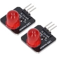 thumbnail image 1 of HUGFEGWE 10Pcs 10mm 3. 3V-5V LED Module Light Board Chip Bulb for Home DecorationPerfect for Creating Ambient Lighting LED Segment Displays (MRB050A Red) U2537-7179, 1 of 8