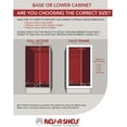 thumbnail image 6 of Rev-A-Shelf 5WB2-1822-CR 18 x 22 In 2-Tier Kitchen Cabinet Pull Out Basket, 6 of 6