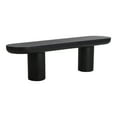 thumbnail image 2 of Moe's Home Collection Rocca Bench Black Stone Dining Benches, 2 of 4