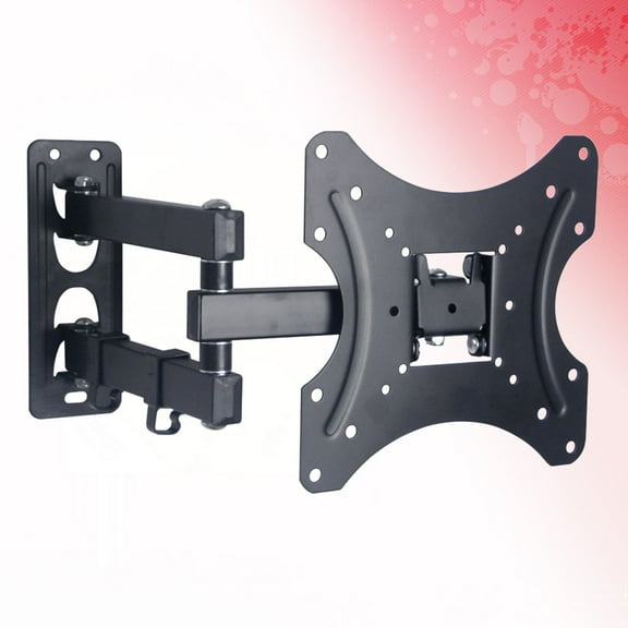 OUNONA Black Iron TV Wall Mount for 10 to 32 Inches Flat-Panel TVs Easy to Install and Use