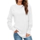 thumbnail image 1 of Sudadera AURUZA para Mujer Manga Larga Cuello Redondo Blanca M, 1 of 6
