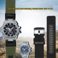 thumbnail image 2 of Correa de reloj de lona de nailon y cuero para G-shock Casio GST-B100/S130/S100G/W300G/W330/400G/410 GST-W120L/S120/W130L/S110 Correa para hombre, 2 of 5