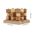 thumbnail image 4 of Miangastore Learning Chess Board Synthetic Material 1Set 3.93x3.93x3.54in, 4 of 8