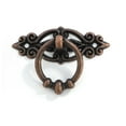 thumbnail image 1 of Poignée de Tirage pour Armoire Rétro Poignée de Tiroir pour Meubles Commode Armoire Fenêtre Vintage Remplacement Rouge Bronze 24.7g, 1 of 7