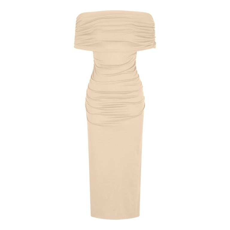 ZZwxWA Womens Off The Shoulder Sexy Skinny Fit Cocktail