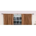 thumbnail image 2 of Lined-Taupe Rod Pocket  Velvet Curtain / Drape / Panel   - 80W x 96L - Piece, 2 of 2