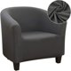 thumbnail image 1 of Funda elástica para sillón convertible, fácil de instalar y lavar, funda para silla con reposabrazos Funda para sillón Chesterfield para mostrador, bar, sala de estar Mee, 1 of 5