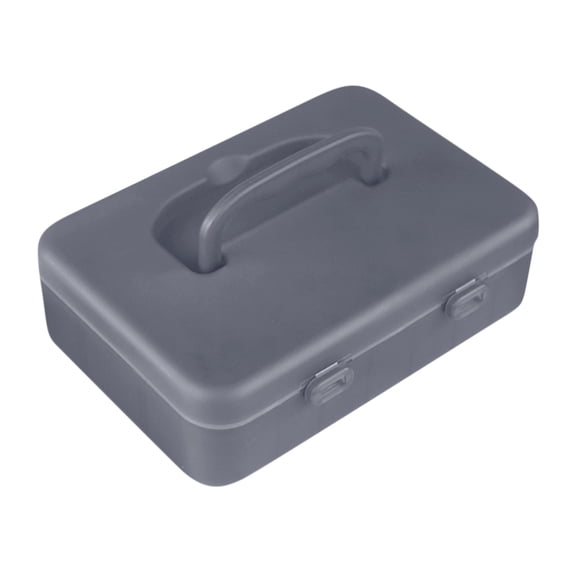 Pencil Case Clear Plastic Large Capacity Double-Layer Portable Storage Box for Art Students
