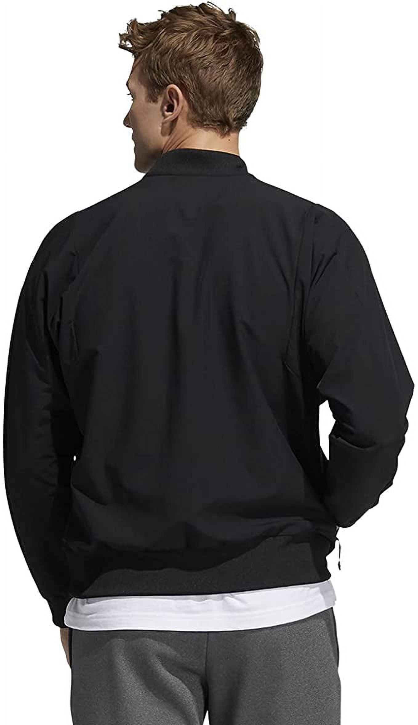 V12 GAME JKT ブラック GP7930 Adidas Mens Sideline 21 Woven Bomber Jacket Black/White 2XL