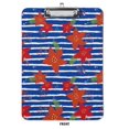 thumbnail image 3 of Inkdotpot Decorative Clipboard Letter Size Clipboard with Low Profile Clip,Retractable Key Hole for Hanging Paperboard for Office School w/ Free Marker & Eraser,Floral-9x12.5 Inch, 3 of 9