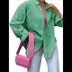 thumbnail image 3 of Camisas de Mujer con Botones, Blusas de Rayas de Larga, Blusas Casuales de Moda 2025 Verde Oscuro S, 3 of 7