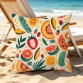 thumbnail image 4 of 17.7 Inch Summer Waterproof Pool Beach Outdoor Pillow Cover, Quick Dry Sand Proof Decorative Throw Cushion Case, Pillowcase for Patio, Balcony, Yard, Swimming Pool & Water Activities Decor, O, 4 of 7