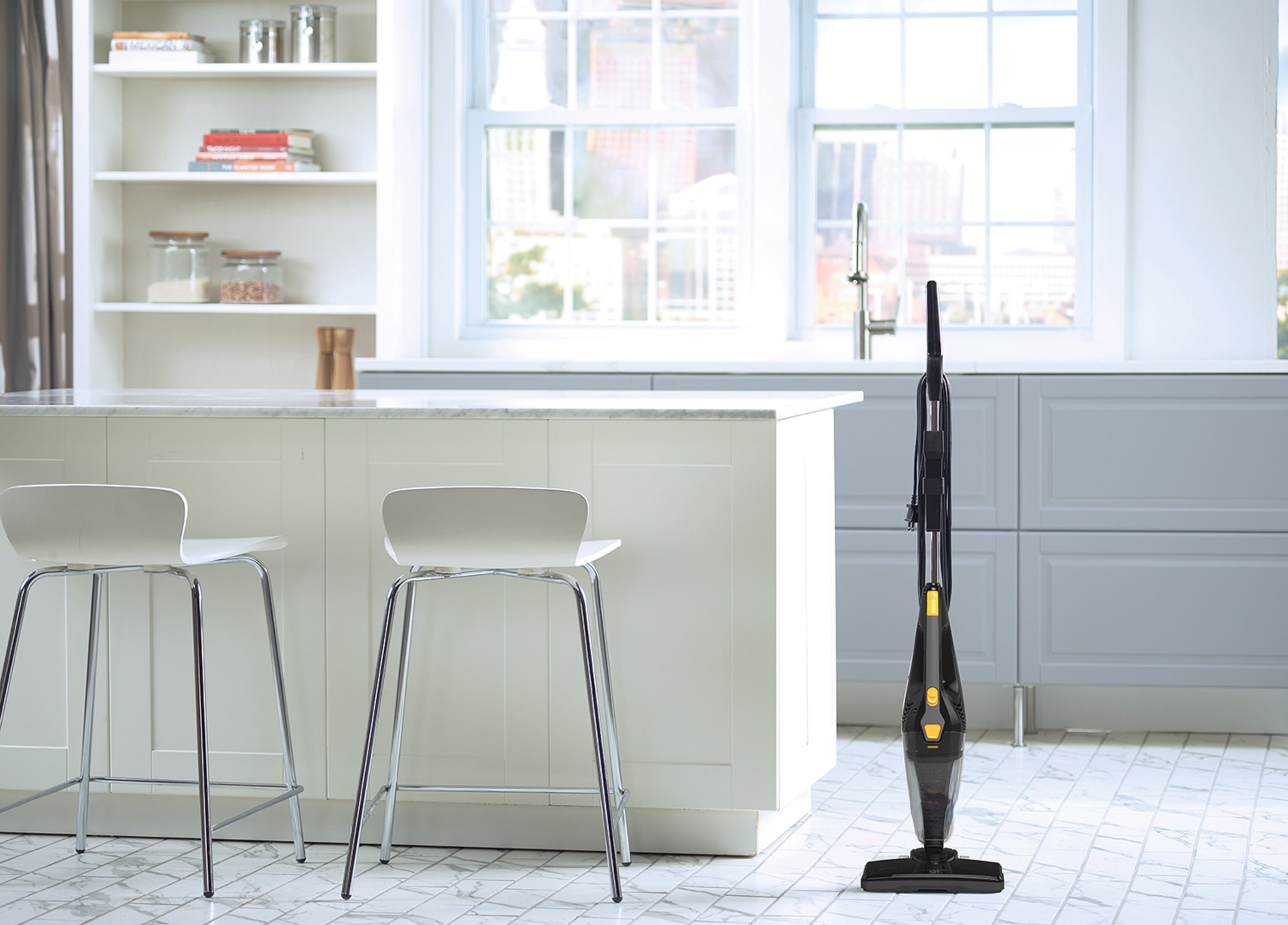 Eureka 3-in-1 Multi-Surface Lightweight Swivel Stick Vacuum Cleaner Blaze NES212 Moonstone Grey
