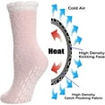 thumbnail image 5 of Mucky Cat Womens Fluffy Socks, 6 Pairs Winter Warm - Soft Cozy Coral Fleece Floor Casual Socks for Home and Sleeping, 5 of 5