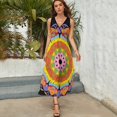 thumbnail image 4 of Mandala 07 Robe Sans Manches Jupe Femme Robes pour occasions Spéciales Robe de Soirée Femme 2024, 4 of 4