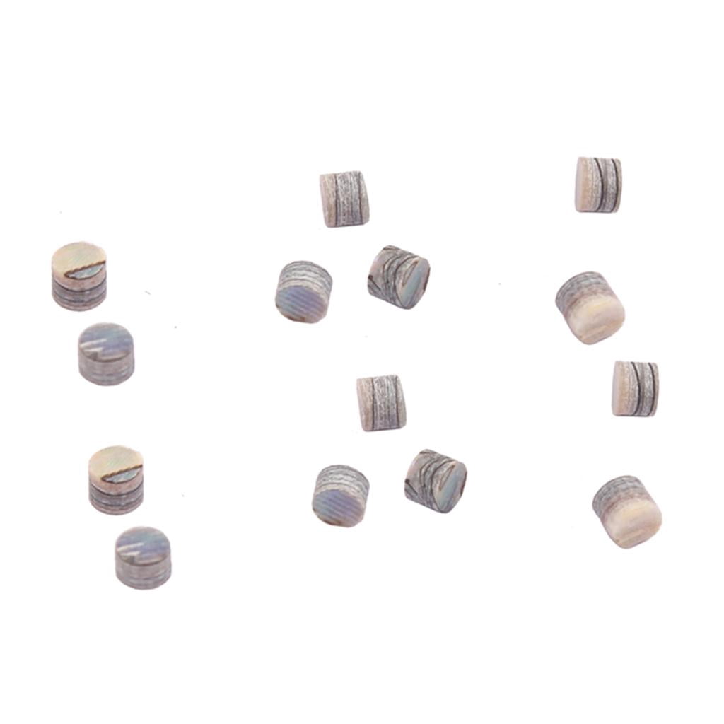 Dualoai 100 pieces 2mm shell dot position fingerboard markers for electric guitar bass