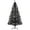 Black, variant on Lumiparty 6.5 Ft Prelit Artificial Christmas Tree, Xmas Tree with 250 Warm White LED Lights & 818 Branch, Xmas Decoration for Living Room Hallway Office, Black