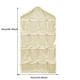 thumbnail image 5 of Organizador de zapatos para colgar en la puerta Estante para zapatos transparente para colgar en la puerta Organizador de zapatos con 16 bolsillos para colgar en la puerta del armario, 5 of 6