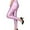 Rose Holographique, variante sur HDE Leggings Métalliques Brillants pour Femmes, Fonds Mouillés Liquides, Collants Sans Pieds - Tailles Régulières et Plus