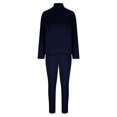 thumbnail image 4 of ICHUANYI Clearance Women's Fashion High Collar Casual Set Casual Top And Pants Two-piece Sportswear(Blue, L) ICHUANYI WER2023081514462, 4 of 6