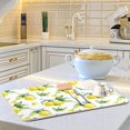 thumbnail image 6 of Green Leaves Dish Drying Mat for Kitchen Counter Herb Plant White Drying Mats Super Absorbent Reversible Microfiber Kitchen Countertop Protector Dishes Pad Medium 16x18 inch, 6 of 6