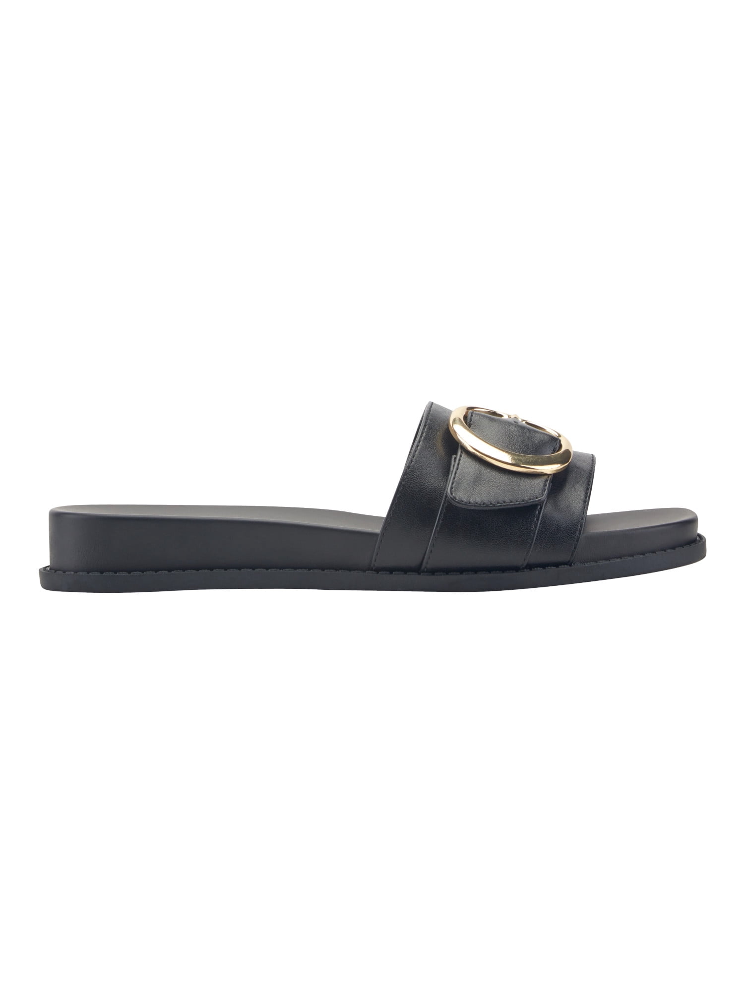 indigo rd Women's Tresa Slide On Footbed Buckle Sandal