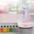thumbnail image 3 of Tie Dyed Unique Ultrasonic Aromatherapy Mist Diffuser Humidifier With Essential Oil Gift Set, 3 of 3