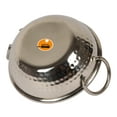 thumbnail image 4 of Trifri Stainless Steel Kadai With Handle Authentic Indian Hammered Design Serving Bowl Dinnerware Karahi Classic Everyday Chefs Utensil, 4 of 6